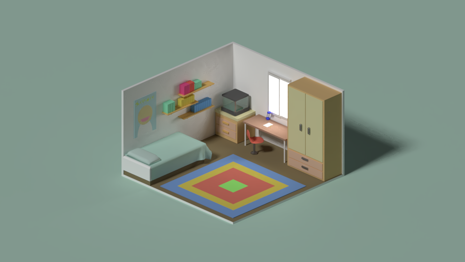 Low-poly rooms preview image 1